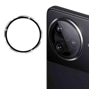For Redmi K80 / K80 Pro ENKAY Hat-Prince 9H Rear Camera Lens Aluminium Alloy Tempered Glass Film(Silver)
