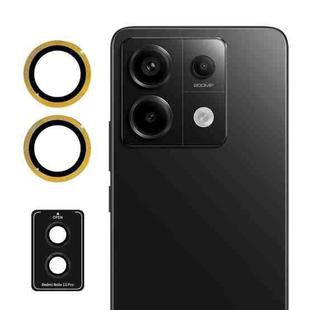 For Redmi Note 13 Pro 5G ENKAY Hat-Prince 9H Rear Camera Lens Aluminium Alloy Tempered Glass Film(Gold)