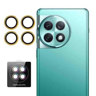 For OnePlus Ace 2 Pro ENKAY Hat-Prince 9H Rear Camera Lens Aluminium Alloy Tempered Glass Film(Golden)