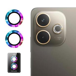 For OPPO A5 Pro 4G / 5G ENKAY Hat-Prince 9H Rear Camera Lens Aluminium Alloy Tempered Glass Film(Colorful)