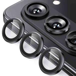 For Samsung Galaxy Z Fold6 ENKAY Hat-Prince 9H Rear Lens Aluminium Alloy Tempered Glass Film(Black)