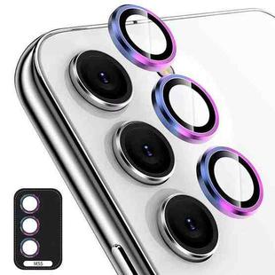 For Samsung Galaxy M55 ENKAY Hat-Prince 9H Rear Camera Lens Aluminium Alloy Tempered Glass Film(Colorful)