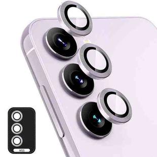 For Samsung Galaxy M55 ENKAY Hat-Prince 9H Rear Camera Lens Aluminium Alloy Tempered Glass Film(Light Purple)