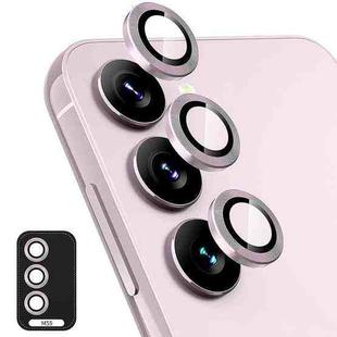 For Samsung Galaxy M55 ENKAY Hat-Prince 9H Rear Camera Lens Aluminium Alloy Tempered Glass Film(Pink)