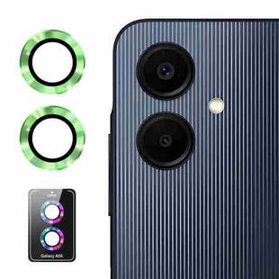 For Samsung Galaxy A06 4G ENKAY Hat-Prince 9H Rear Camera Lens Aluminium Alloy Tempered Glass Film(Lemon Green)