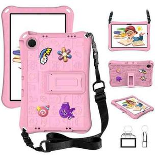 For Xiaomi Redmi Pad SE 11 2023 Hi Baby EVA Full Body Tablet Case with Strap(Pink)