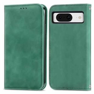 For Google Pixel 9 Retro Skin Feel Magnetic Flip Leather Phone Case(Green)