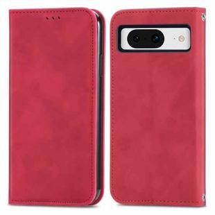 For Google Pixel 9 Retro Skin Feel Magnetic Flip Leather Phone Case(Red)