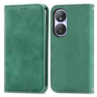 For Honor Play 50 Plus Retro Skin Feel Magnetic Flip Leather Phone Case(Green)
