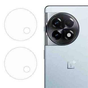 For OnePlus Ace 2 / 11R 2pcs ENKAY 9H Rear Camera Lens Tempered Glass Film(Transparent)