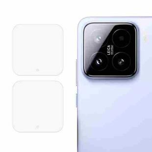 For Xiaomi 15 2pcs ENKAY Hat-Prince 9H Rear Camera Lens Tempered Glass Film(Transparent)