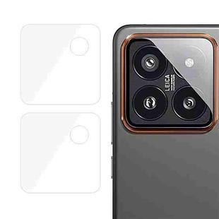 For Xiaomi 14 Pro 2pcs ENKAY Hat-Prince 9H Rear Camera Lens Tempered Glass Film(Transparent)