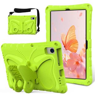 For Samsung Galaxy Tab A7 10.4 T509 Butterfly Bracket EVA Shockproof Tablet Case(Grass Green)