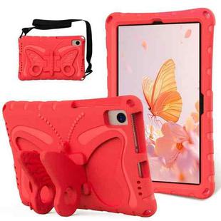 For Samsung Galaxy Tab S6 10.5 T860 Butterfly Bracket EVA Shockproof Tablet Case(Red)