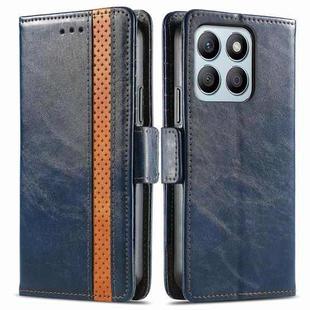 For Honor X8b CaseNeo Splicing Dual Magnetic Buckle Leather Phone Case(Blue)