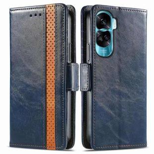 For Honor X50i CaseNeo Splicing Dual Magnetic Buckle Leather Phone Case(Blue)
