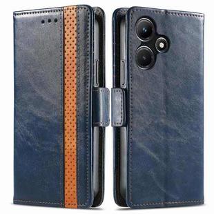 For Infinix Hot 30i CaseNeo Splicing Dual Magnetic Buckle Leather Phone Case(Blue)