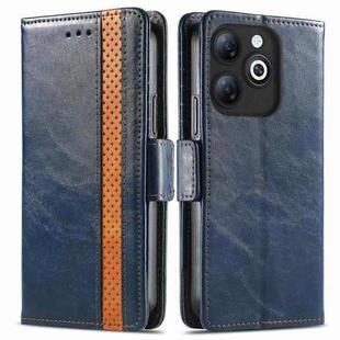For Infinix Smart 8 CaseNeo Splicing Dual Magnetic Buckle Leather Phone Case(Blue)