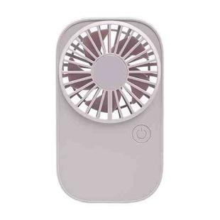 F11 Portable Rechargeable Hanging Neck Fan Cooling Handheld Fan 3 Speeds Desk Fan(Pink)