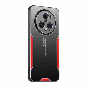 For Honor Magic5 Pro Blade Series TPU Hybrid Metal Phone Case(Red)