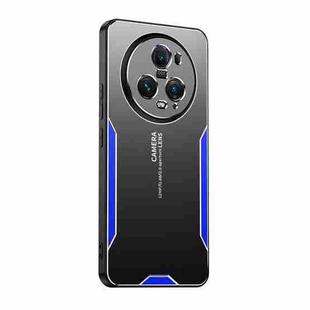 For Honor Magic5 Pro Blade Series TPU Hybrid Metal Phone Case(Blue)