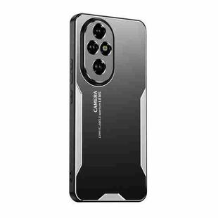 For Honor 200 Blade Series TPU Hybrid Metal Phone Case(Silve)