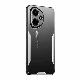For Honor 400 Global Blade Series TPU Hybrid Metal Phone Case(Silve)