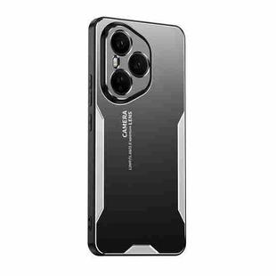 For Honor 400 Pro Global Blade Series TPU Hybrid Metal Phone Case(Silve)
