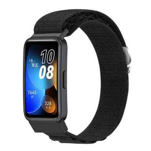 For Huawei Band 8 / 9 Loop Nylon Watch Band(Black)