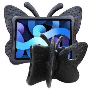 For iPad Pro 11 2024 Butterfly Bracket Kids EVA Shockproof Tablet Case(Black)
