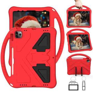 For iPad Air 11 2024 EVA Shockproof Tablet Case with Holder(Red)