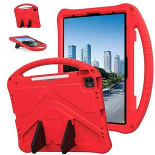 For iPad Pro 13 2024 EVA Shockproof Tablet Case with Holder(Red)