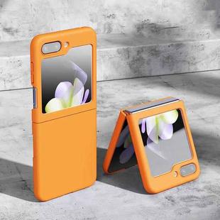 For Samsung Galaxy Z Flip6 5G Skin Feeling Folding Shockproof Phone Case(Orange)