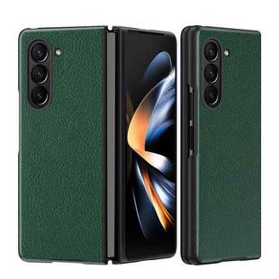 For Samsung Galaxy Z Fold6 5G Litchi Texture All Inclusive Shockproof Phone Case(Green)