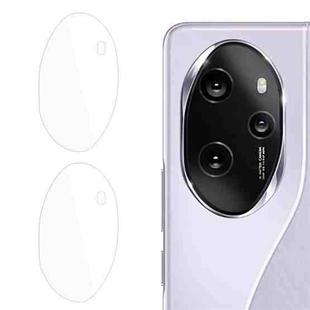 For Honor 100 Pro 2pcs ENKAY 9H Rear Camera Lens Tempered Glass Film(Transparent)