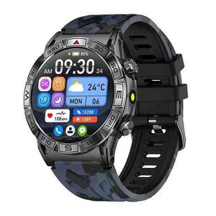 KC80 1.43 inch Color Screen Smart Watch, Support AI Voice Assistant / Bluetooth Call(Camouflage Black)