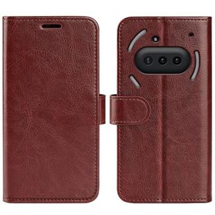 For Nothing Phone 3a R64 Texture Horizontal Flip Leather Phone Case(Brown)