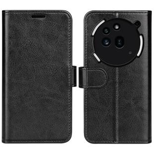 For Nothing Phone 3a Pro R64 Texture Horizontal Flip Leather Phone Case(Black)