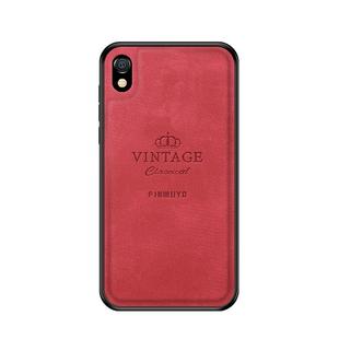 PINWUYO Shockproof Waterproof Full Coverage PC + TPU + Skin Protective Case for HUAWEI Honor 8S / Y5 2019(Red)