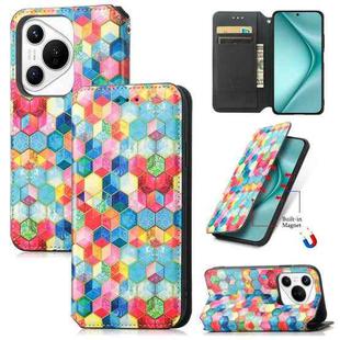 For Huawei Pura 70 CaseNeo Colorful Magnetic Leather Phone Case(Magic Space)