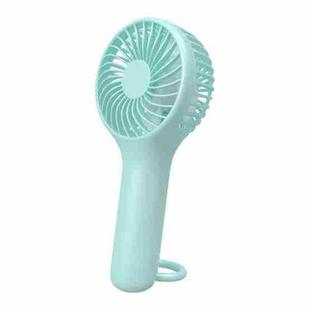 S13 Portable Summer Cooling Fan Hanging Buckle Mini 3 Wind Speed Handheld Fan(Baby Blue)