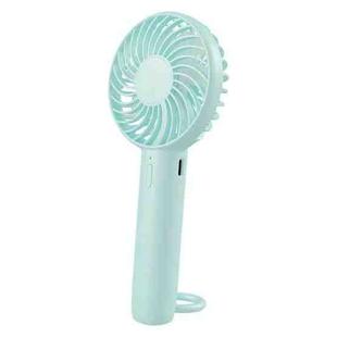 S3 3 Speed Low Noise Hanging Hole Desk Fan Portable Rechargeable Handheld Cooling Fan(Baby Blue)