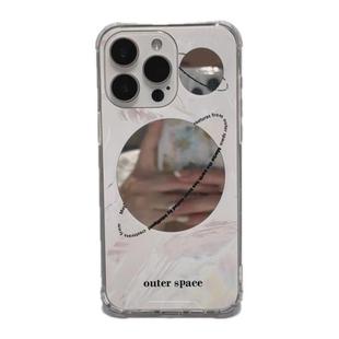 For iPhone 15 Pro Max Color Painted Mirror Phone Case(Starry sky mirror)