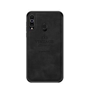 PINWUYO Shockproof Waterproof Full Coverage PC + TPU + Skin Protective Case for Galaxy A60(Black)