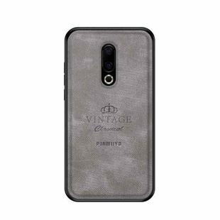 PINWUYO Shockproof Waterproof Full Coverage PC + TPU + Skin Protective Case for Meizu 16th(Gray)