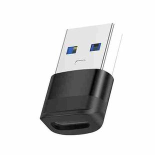 USB3.0 Male to USB-C / Type-C Female OTG Adapter 5Gbps Transmission(Black)