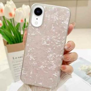 For iPhone XR Shell Pattern TPU Protective Phone Case(Pink)