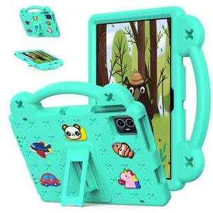 For Walmart ONN 10.1 Gen4 2024 Handle Kickstand Children EVA Shockproof Tablet Case(Mint Green)