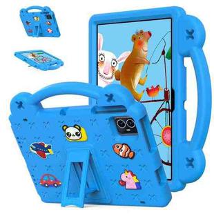 For Walmart ONN 10.1 Gen4 2024 Handle Kickstand Children EVA Shockproof Tablet Case(Sky Blue)