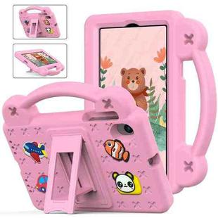 For Walmart Onn 7.0 Gen4 2024 Handle Kickstand Children EVA Shockproof Tablet Case(Pink)